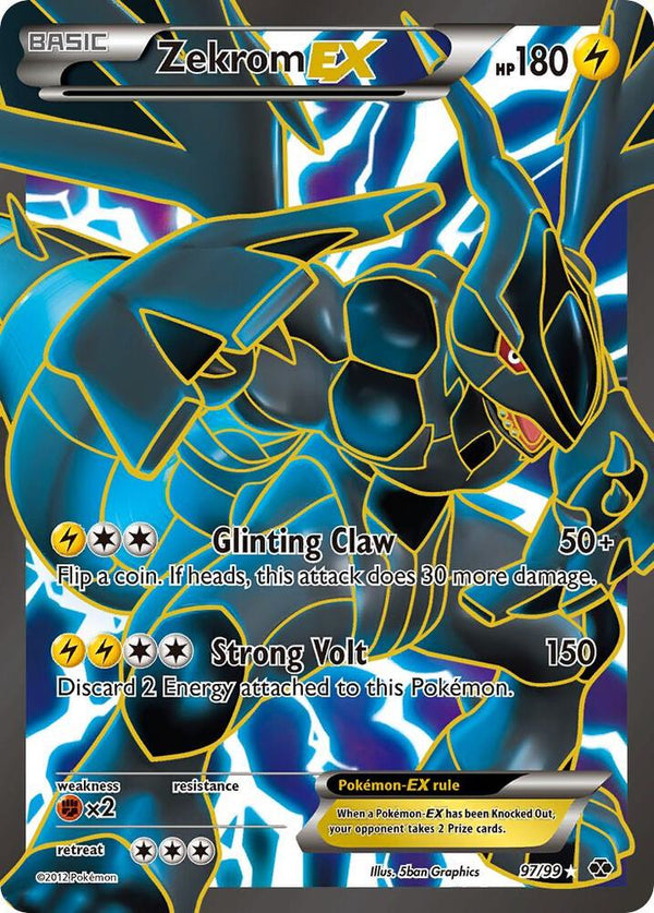 Zekrom EX (97 Full Art) - Pokémon