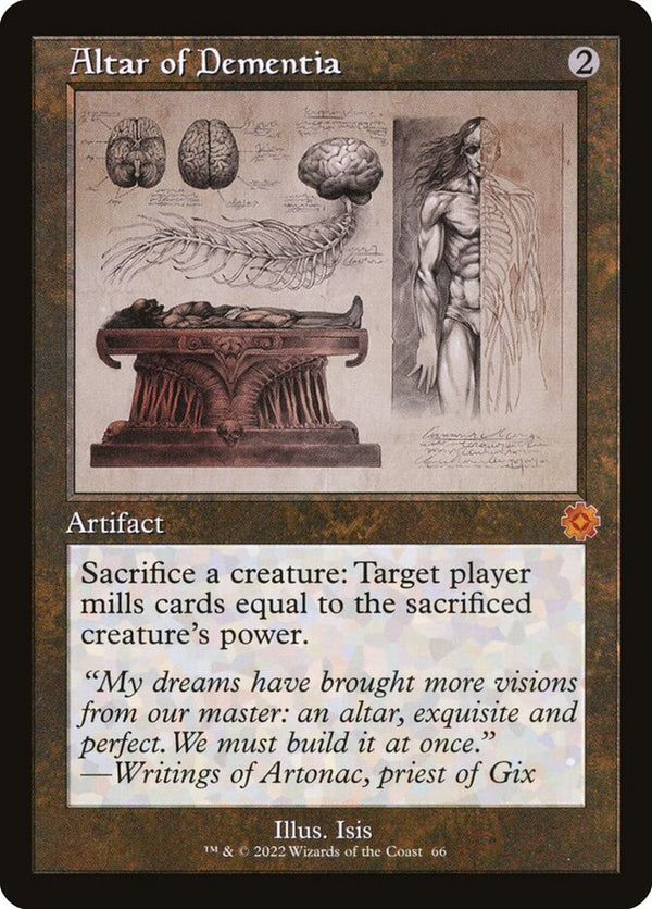 Altar of Dementia (Schematic) - Magic: The Gathering