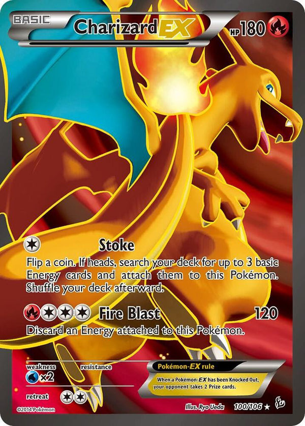 Charizard EX (100 Full Art) - Pokémon