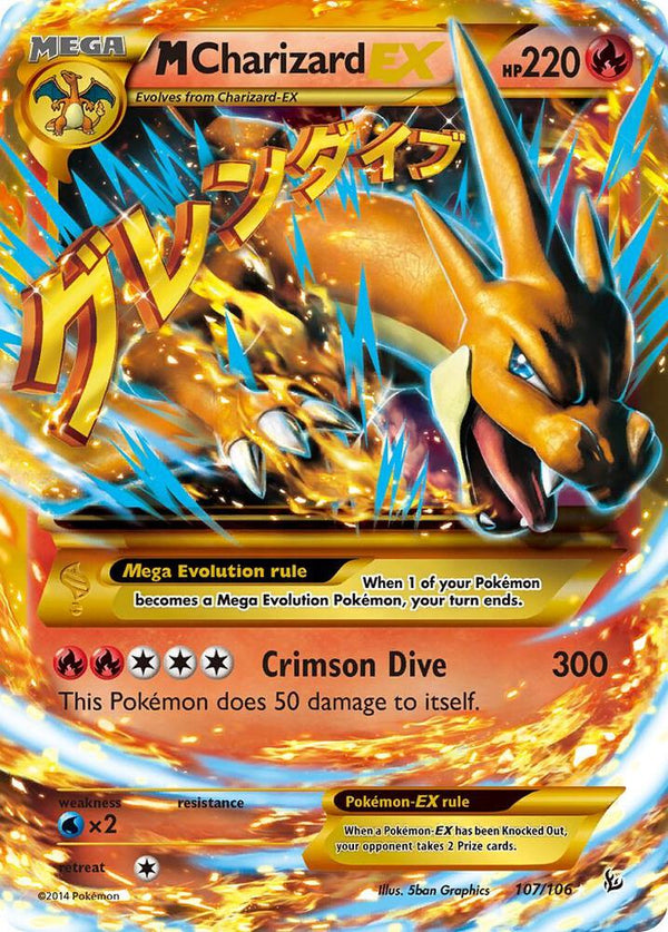 M Charizard EX (Y) (Secret) - Pokémon
