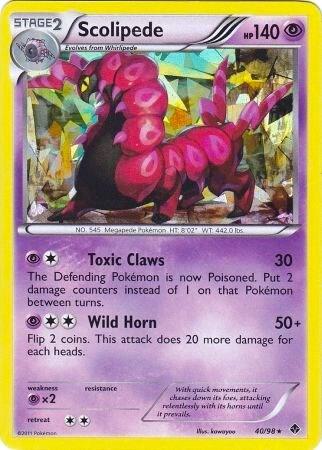 Scolipede - 40/98 (BW Emerging Powers) - Pokémon