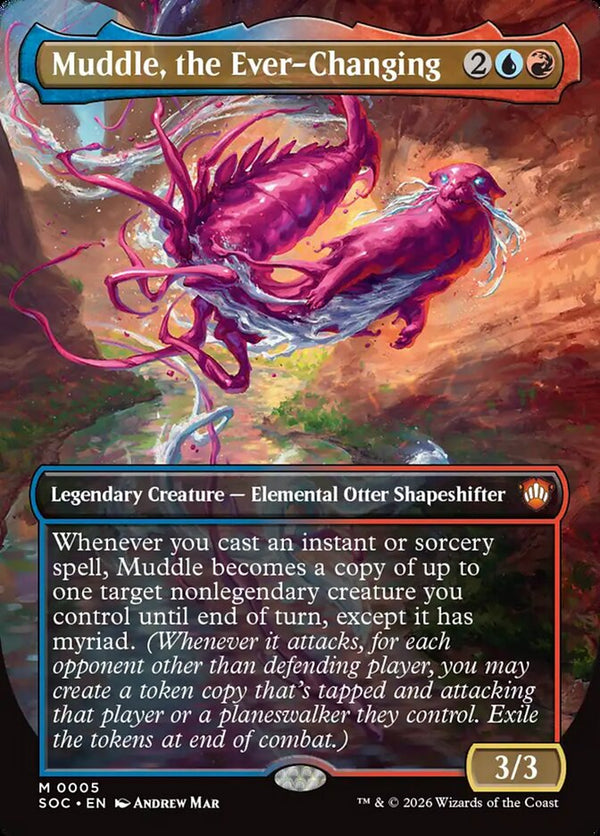 Muddle, the Ever-Changing (Borderless) (SOC 5) - Magic: The Gathering