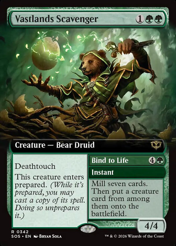 Vastlands Scavenger (Extended Art) - Magic: The Gathering