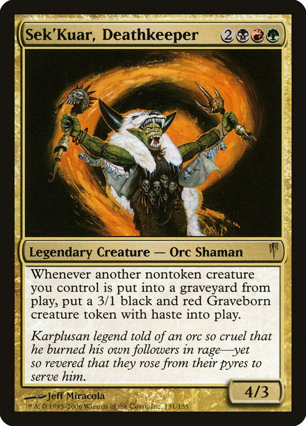 Sek'Kuar, Deathkeeper - Magic: The Gathering