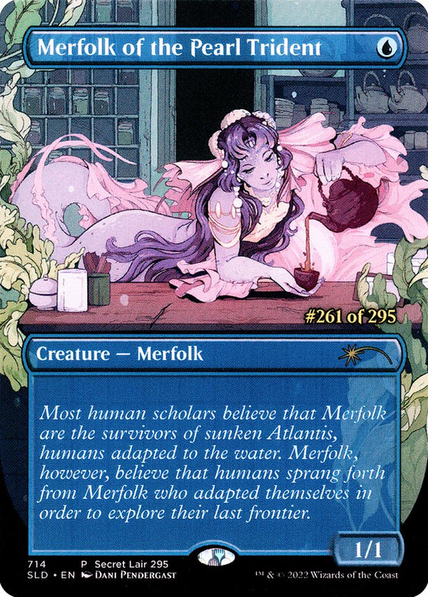Merfolk of the Pearl Trident (Serial Numbered) - Magic: The Gathering