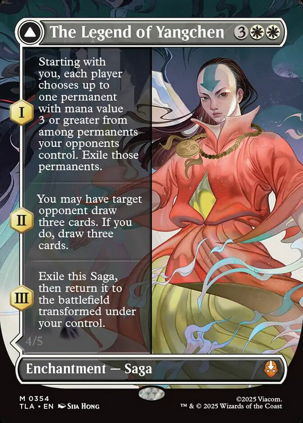 The Legend of Yangchen (Borderless) - Magic: The Gathering
