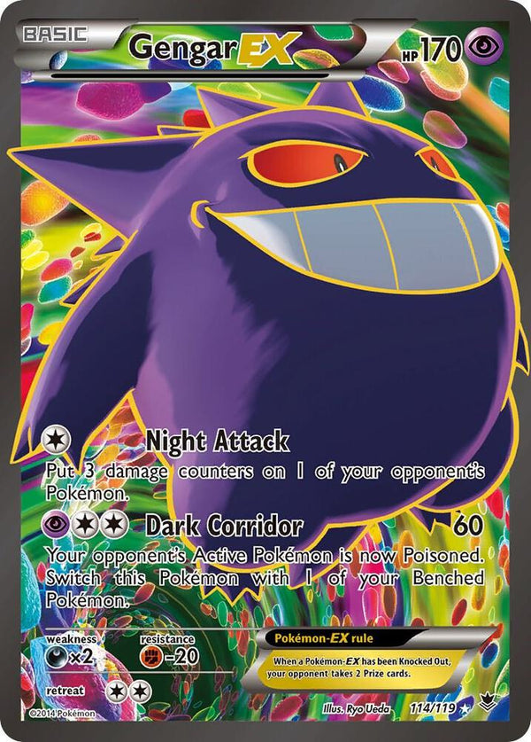 Gengar EX (114 Full Art) - Pokémon