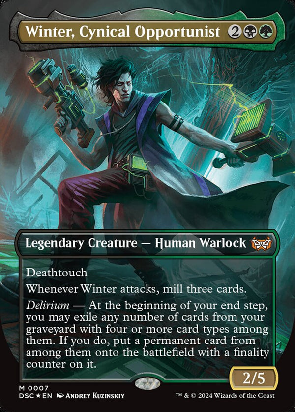 Winter, Cynical Opportunist (Borderless) - Magic: The Gathering