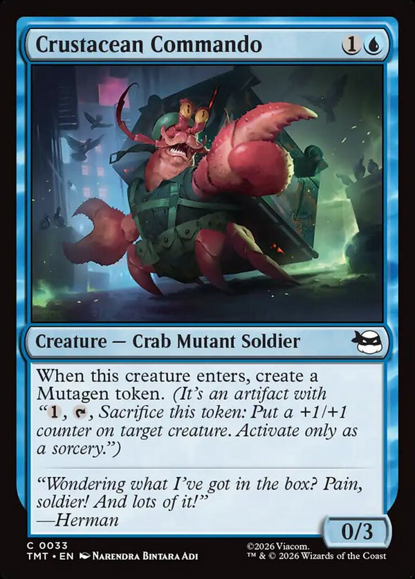 Crustacean Commando - Magic: The Gathering