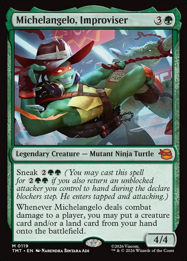 Michelangelo, Improviser - Magic: The Gathering