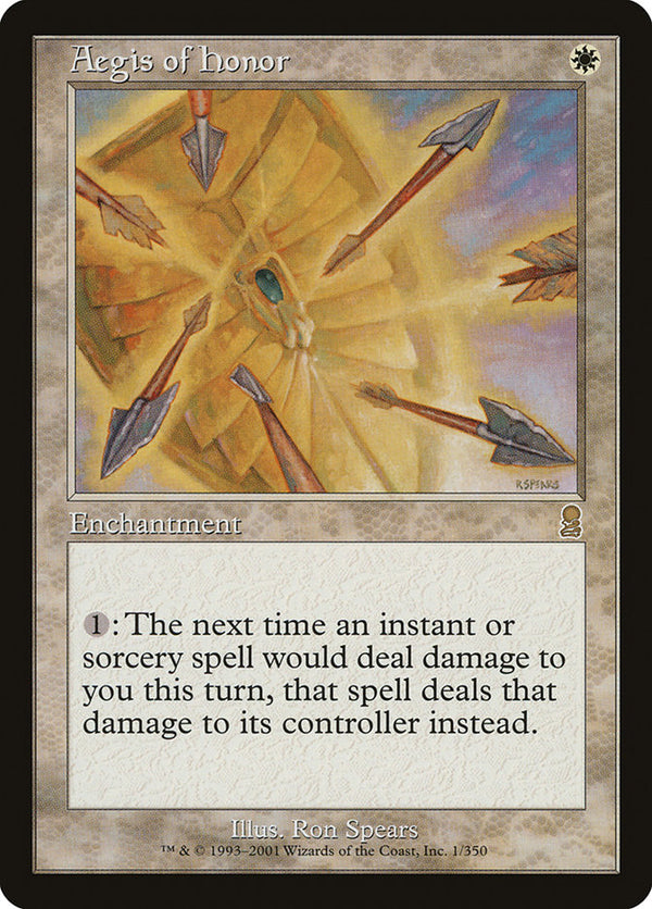 Aegis of Honor - Magic: The Gathering