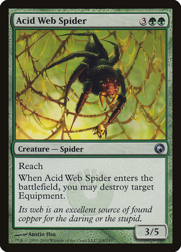 Acid Web Spider - Magic: The Gathering