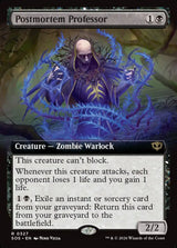 Postmortem Professor (Extended Art) - Magic: The Gathering
