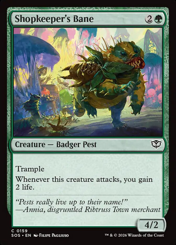 Shopkeeper's Bane (SOS 159) - Magic: The Gathering