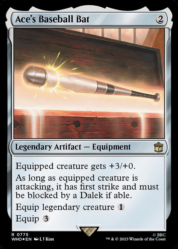 Ace's Baseball Bat (Surge Foil) - Magic: The Gathering