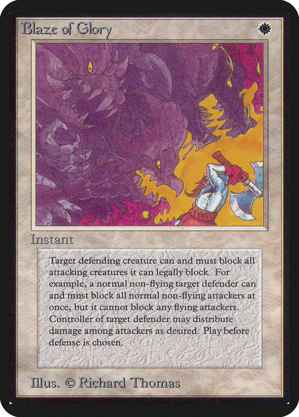 Blaze of Glory - Magic: The Gathering