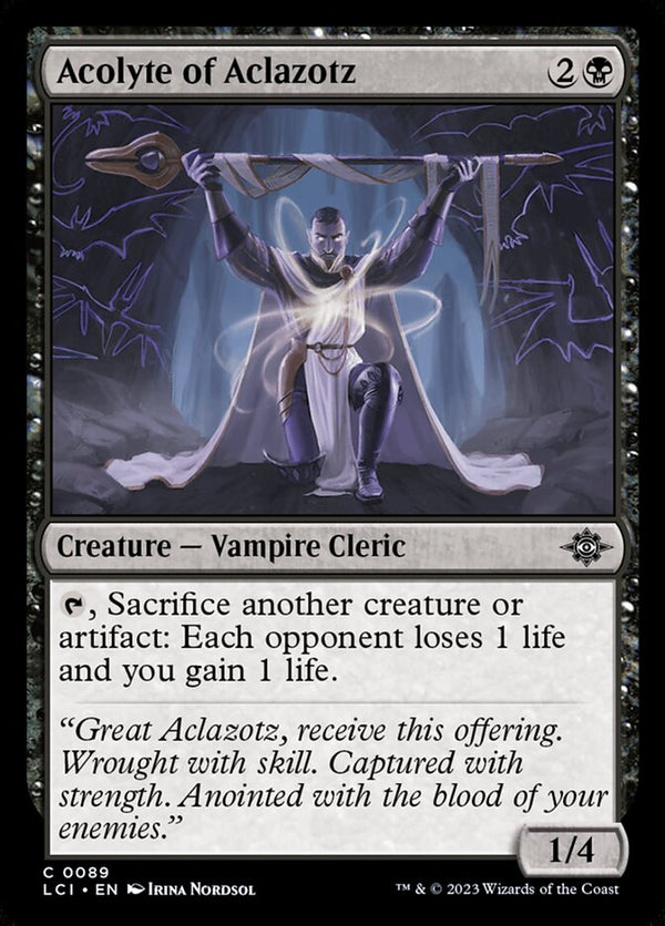 Acolyte of Aclazotz - Magic: The Gathering