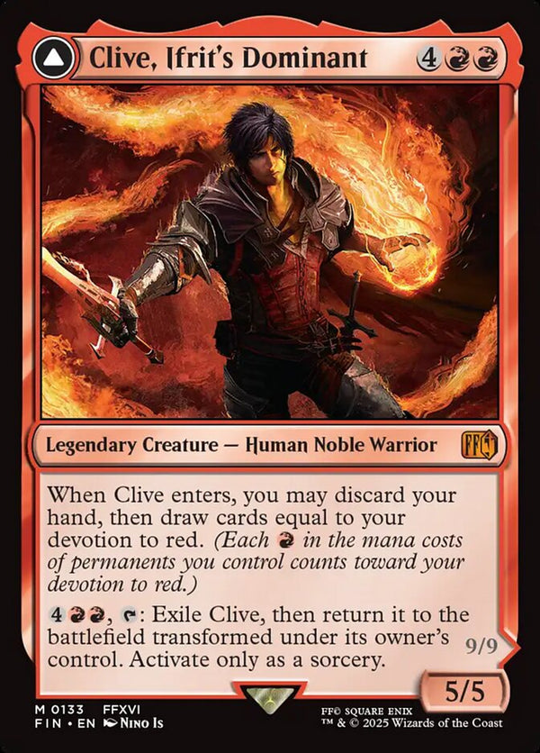 Clive, Ifrit's Dominant - Magic: The Gathering