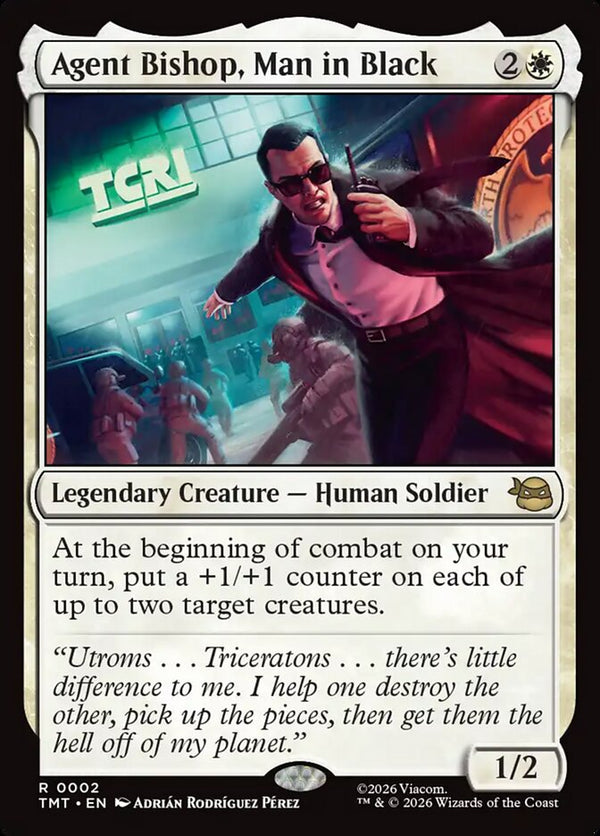 Agent Bishop, Man in Black - Magic: The Gathering