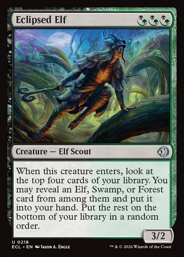 Eclipsed Elf - Magic: The Gathering