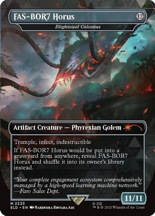 FAS-BOR7 Horus - Blightsteel Colossus - Magic: The Gathering