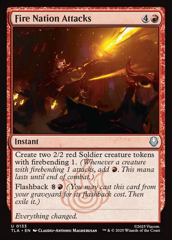 Fire Nation Attacks - Magic: The Gathering