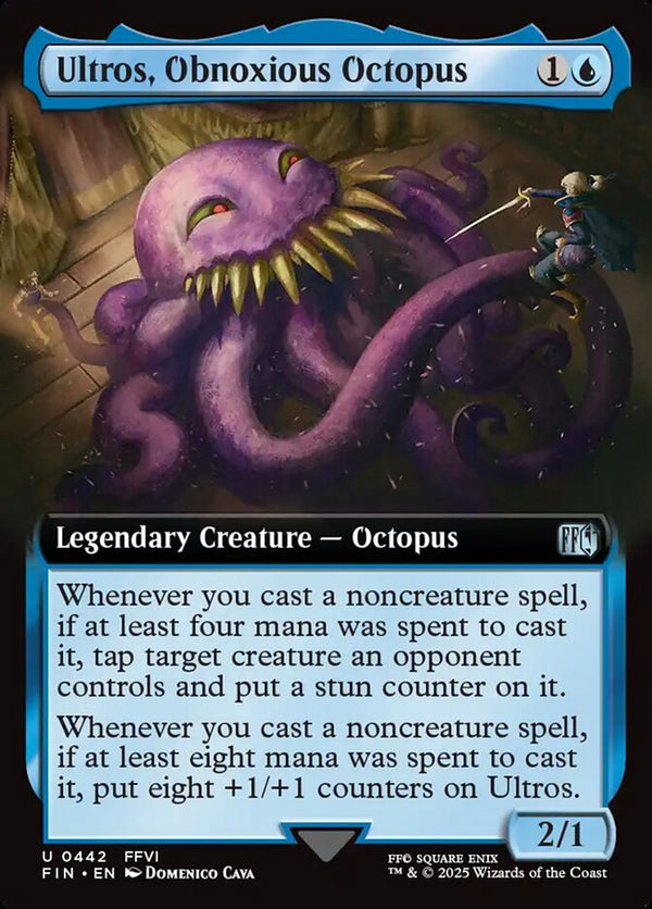 Ultros, Obnoxious Octopus (Extended Art) - Magic: The Gathering