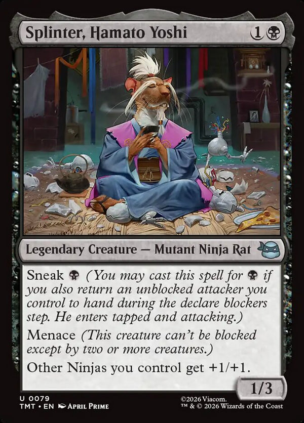 Splinter, Hamato Yoshi - Magic: The Gathering