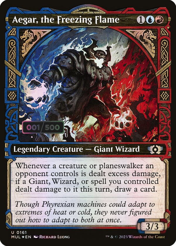 Aegar, the Freezing Flame (Serial Numbered) - Magic: The Gathering