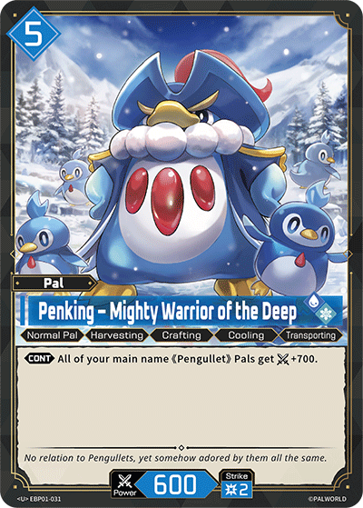 Penking - Mighty Warrior of the Deep (EBP01-031) - Palworld