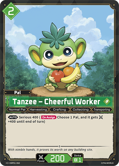 Tanzee - Cheerful Worker (EBP01-060) - Palworld