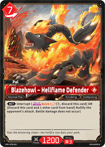 Blazehowl - Hellflame Defender (EPR-003) - Palworld