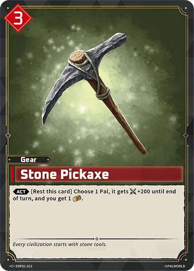 Stone Pickaxe (EBP01-022) - Palworld