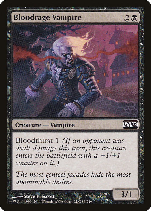 Bloodrage Vampire - Magic: The Gathering