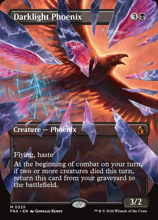Darklight Phoenix (Borderless) (0325) (FRA 325) - Magic: The Gathering