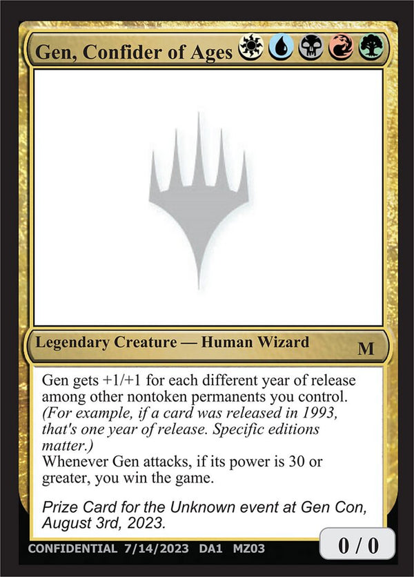 Gen, Confider of Ages - Magic: The Gathering