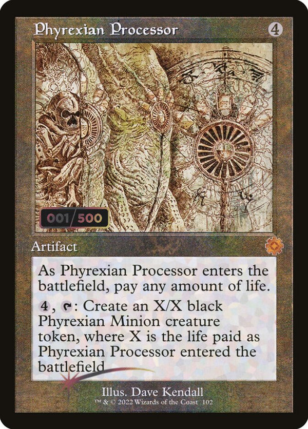 Phyrexian Processor (Schematic) (Serial Numbered) - Magic: The Gathering