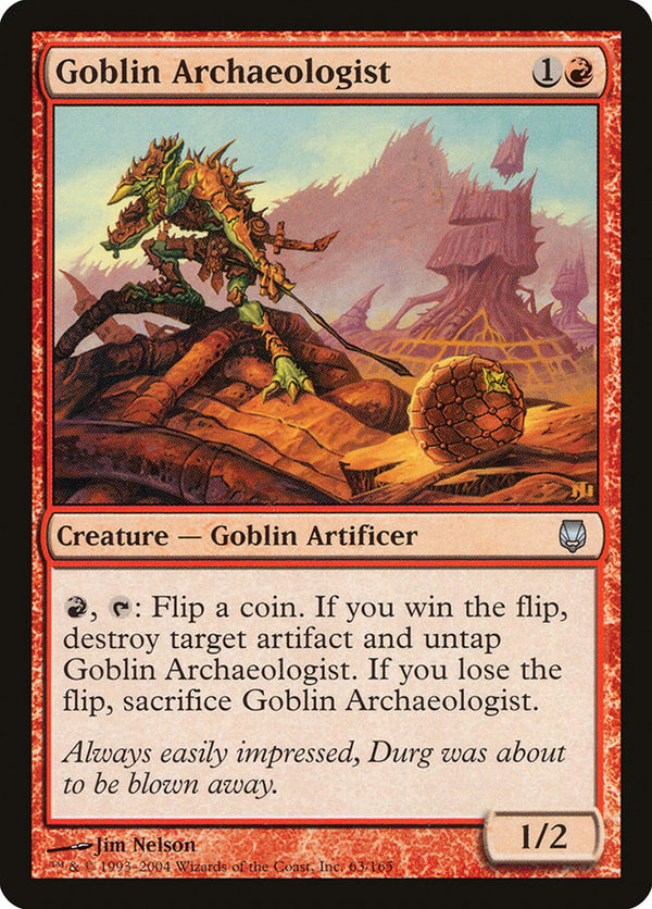 Goblin Archaeologist - Magic: The Gathering