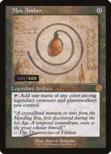 Mox Amber (Schematic) (Serial Numbered) - Magic: The Gathering