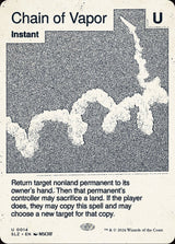 Chain of Vapor (0014) - Magic: The Gathering
