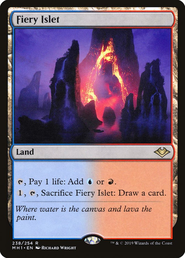 Fiery Islet - Magic: The Gathering