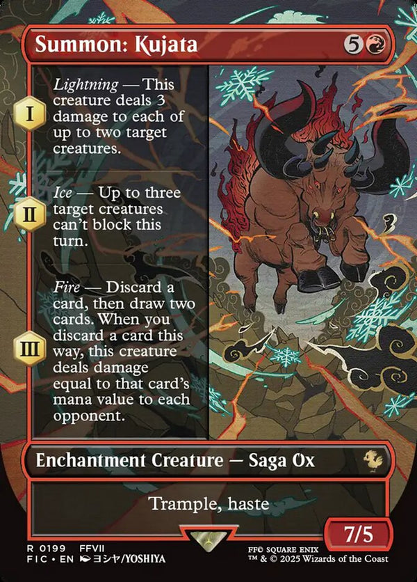 Summon: Kujata (Borderless) - Magic: The Gathering