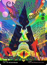 Saruman of Many Colors (Borderless Poster) (Serial Numbered) - Magic: The Gathering