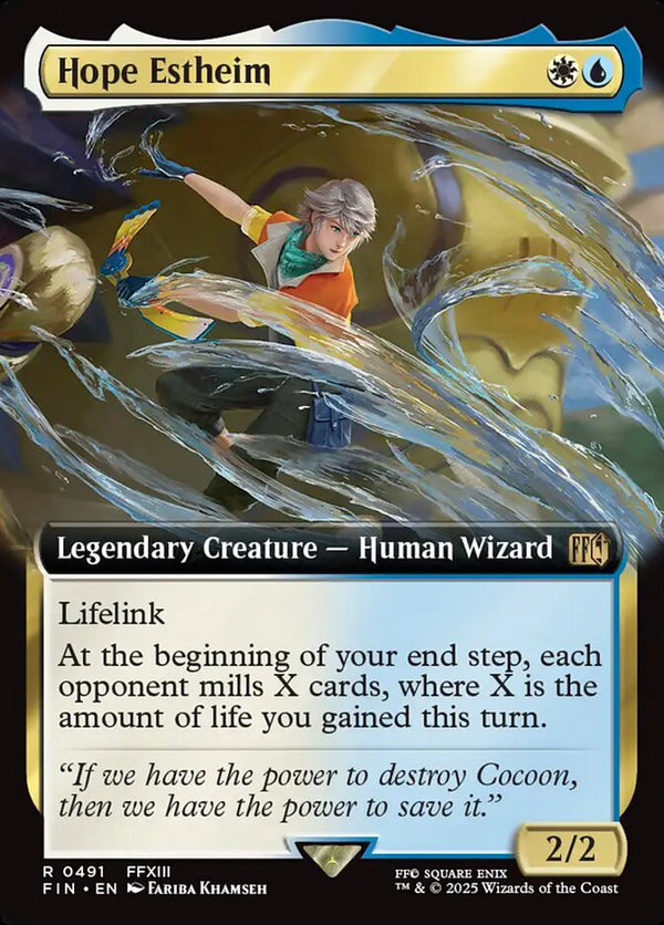 Hope Estheim (Extended Art) - Magic: The Gathering