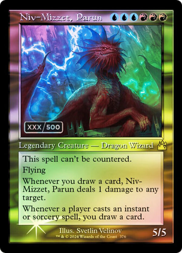 Niv-Mizzet, Parun (Retro Frame) (Serial Numbered) - Magic: The Gathering