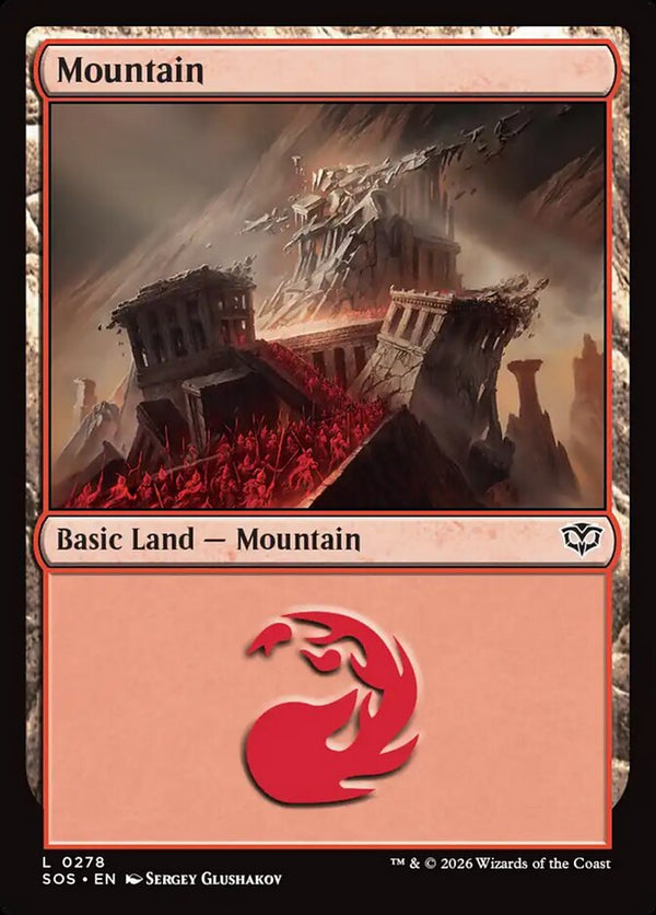 Mountain (0278) - Magic: The Gathering