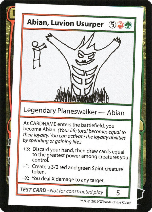 Abian, Luvion Usurper (No PW Symbol) - Magic: The Gathering