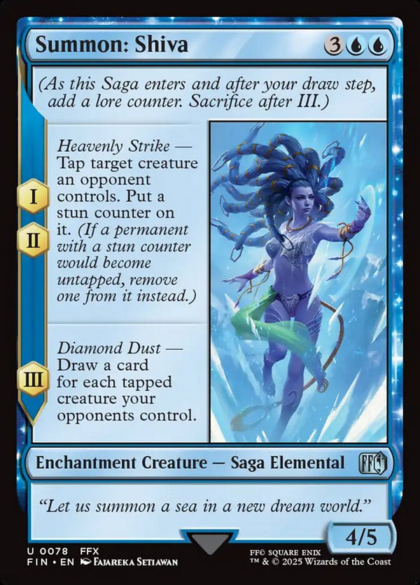Summon: Shiva - Magic: The Gathering