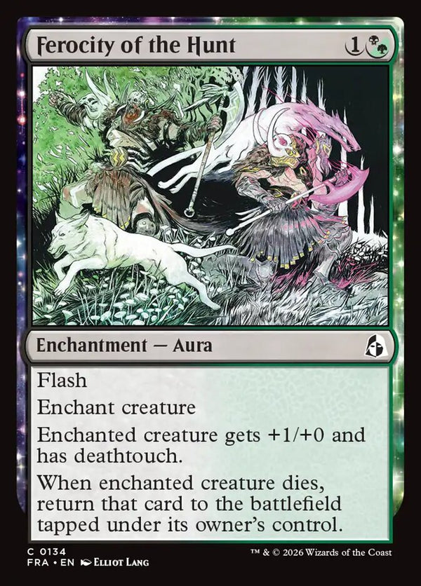 Ferocity of the Hunt (FRA 134) - Magic: The Gathering