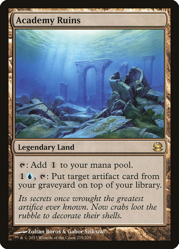 Academy Ruins - Magic: The Gathering
